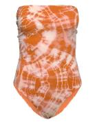 Cosmo Open Back Swimsuit - Layla Rabens Sal R Orange