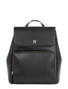 Th Soft Utility Backpack Pu Tommy Hilfiger Black