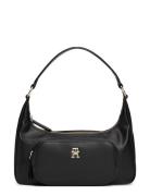 Th Soft Utility Shoulder Bag Pu Tommy Hilfiger Black