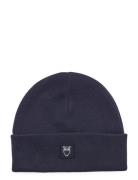 Kids Rib Knitted Cotton Beanie - Go Knowledge Cotton Apparel Navy