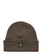 Kids Rib Knitted Cotton Beanie - Go Knowledge Cotton Apparel Khaki