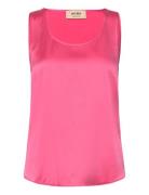 Mmastrid Silk Tank Top MOS MOSH Pink