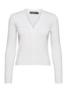 Cotton-Modal Cardigan Sweater Lauren Ralph Lauren White