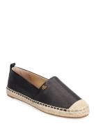 Cameryn Iv Tumbled Leather Espadrille Lauren Ralph Lauren Black