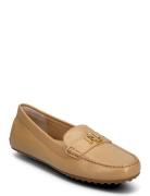 Barnsbury Nappa Leather Driver Lauren Ralph Lauren Beige