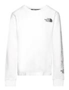 B New L/S Graphic Tee The North Face White