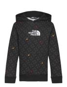 B Drew Peak Light P/O Hoodie Print The North Face Black