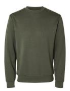 Slhemanuel Soft Crew Neck Sweat Noos Selected Homme Green