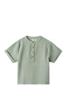 Shirt S/S Svend Wheat Green