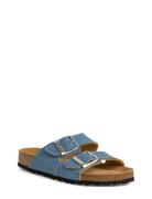 Women Slides Tamaris Blue