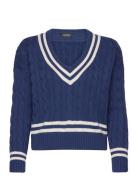 Cable-Knit Cricket Sweater Lauren Ralph Lauren Blue