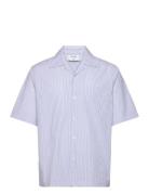 Striped Short Sleeve Shirt Filippa K Blue