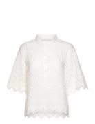 Louisell Blouse Ss Lollys Laundry White