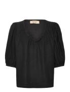 Mmtaissa Linen Blouse MOS MOSH Black