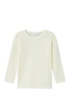 Nmfwang Wool Needle Ls Top Solid Noos Name It White