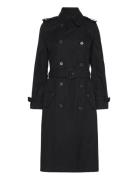 Water-Repellent Belted Twill Trench Coat Lauren Ralph Lauren Black