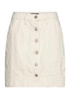 Denim Pencil Miniskirt Lauren Ralph Lauren Cream