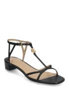 Fallon Nappa Leather Sandal Lauren Ralph Lauren Black