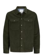 Jjeeddie Corduroy Overshirt Ls Sn Jack & J S Khaki