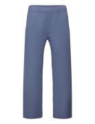 Trousers Wide Chinos Linen Ble Lindex Blue