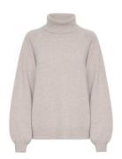 Manzigz Wool Rollneck Gestuz Beige