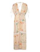 Cotton Tissue Printed Maxi Dress Stella Nova Patterned