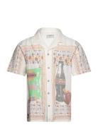 Meal Deal Cross Stitch Shirt Percival White