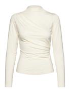 Long Sleeve Turtle Neck T-Shirt Rosemunde White