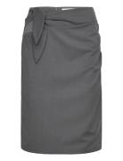 Tied Suiting Skirt REMAIN Birger Christensen Grey