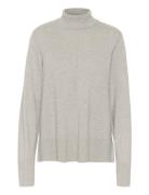 Cranva Rollneck Pullover Cream Grey