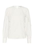 Kachristine Blouse Kaffe White