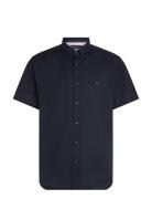 Flex Poplin Rf Shirt S/S Tommy Hilfiger Navy