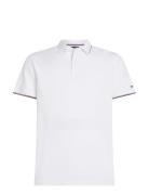 Tommy Flag Tipped Reg Polo Tommy Hilfiger White