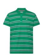 Tjm Reg Essential Stripe Polo Tommy Jeans Green