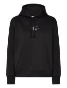 Monologo Regular Hoodie Calvin Klein Jeans Black