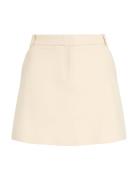 Core Straight Short Skirt Tommy Hilfiger Cream