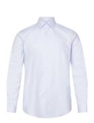 Round Structure Fitted Shirt Calvin Klein Blue