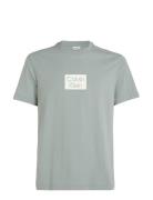 Cut Out Shadow Logo T-Shirt Calvin Klein Green