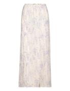 Ivy Print Wrap Skirt HOLZWEILER Cream