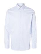 Slhslim-Performance Shirt Ls Noos Selected Homme Blue