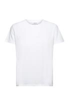 T-Shirt With Round Neck - Mid Sleev Coster Copenhagen White