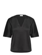 D6Raquel Pleated Top Dante6 Black