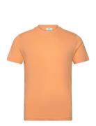 Slim-Fit Cotton T-Shirt Mango Orange