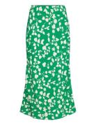 Printed Long Skirt Mango Green