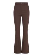 Mscarma Flared Graphic Pants Minus Brown