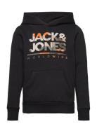 Jjluke Sweat Hood Jnr Jack & J S Black