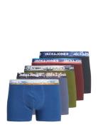 Jacwayne Solid Trunks 5 Pack Jack & J S Blue