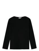 Nkmwang Wool Rib Ls Top Name It Black