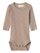 Nbfgago Kos Ls Slim Body Lil Lil'Atelier Brown