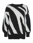 Vmnancy Ls O-Neck Long Pullover Boo Vero Moda Black